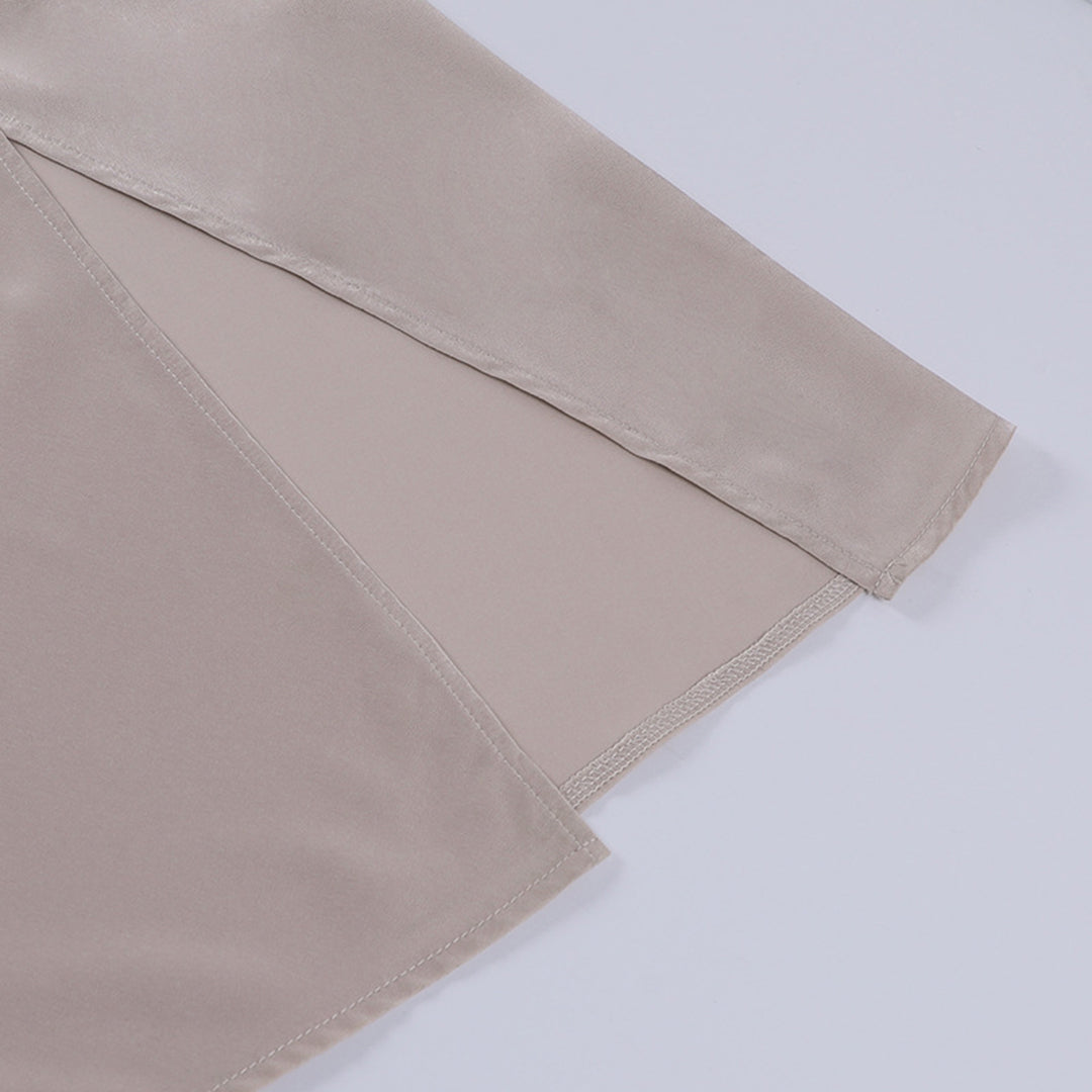 Armonie | Elegante Jurk met Watervalhals en Hoge Split