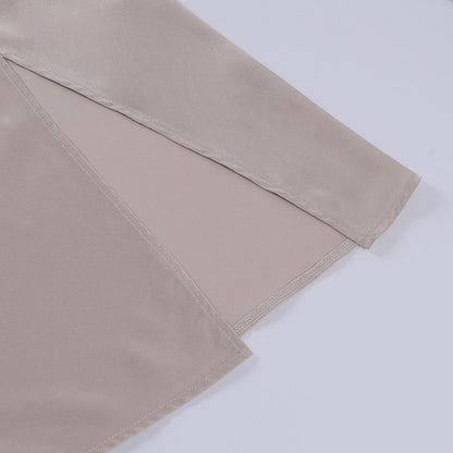 Armonie | Elegante Jurk met Watervalhals en Hoge Split