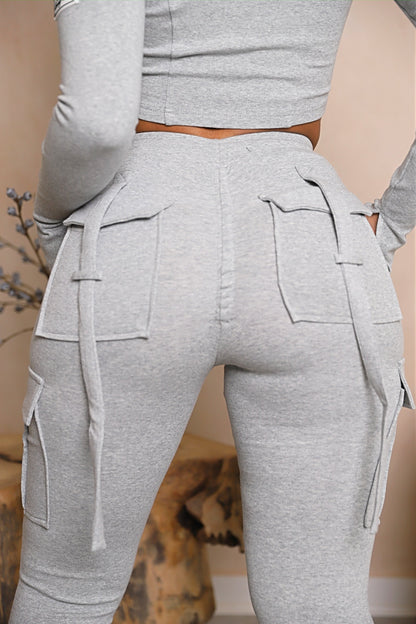 Zachte Vrouwen Loungewear Set met Capuchon en Joggingbroek