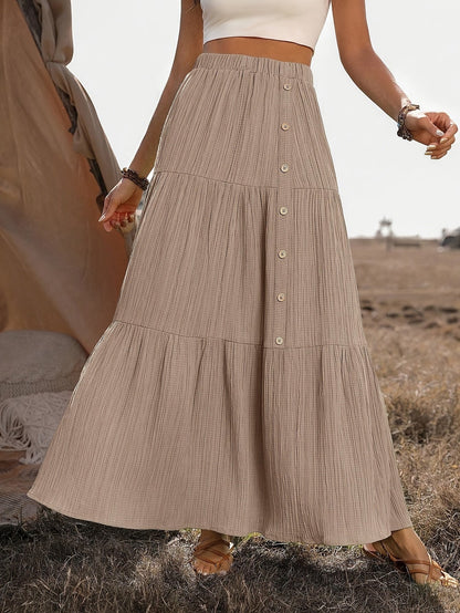 Mariette | Bohemian Katoenen Maxi Rok