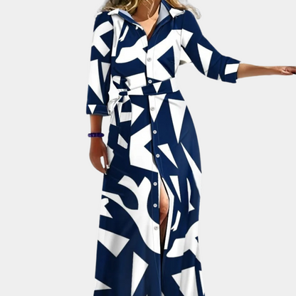 Elsie | Streepjesshirt Jurk