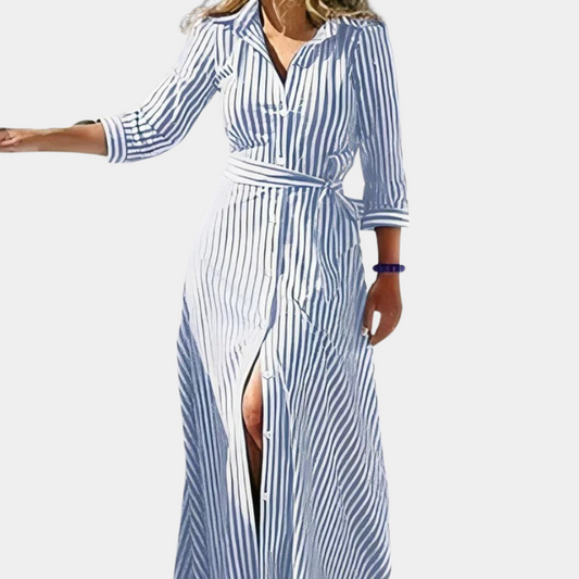 Elsie | Streepjesshirt Jurk