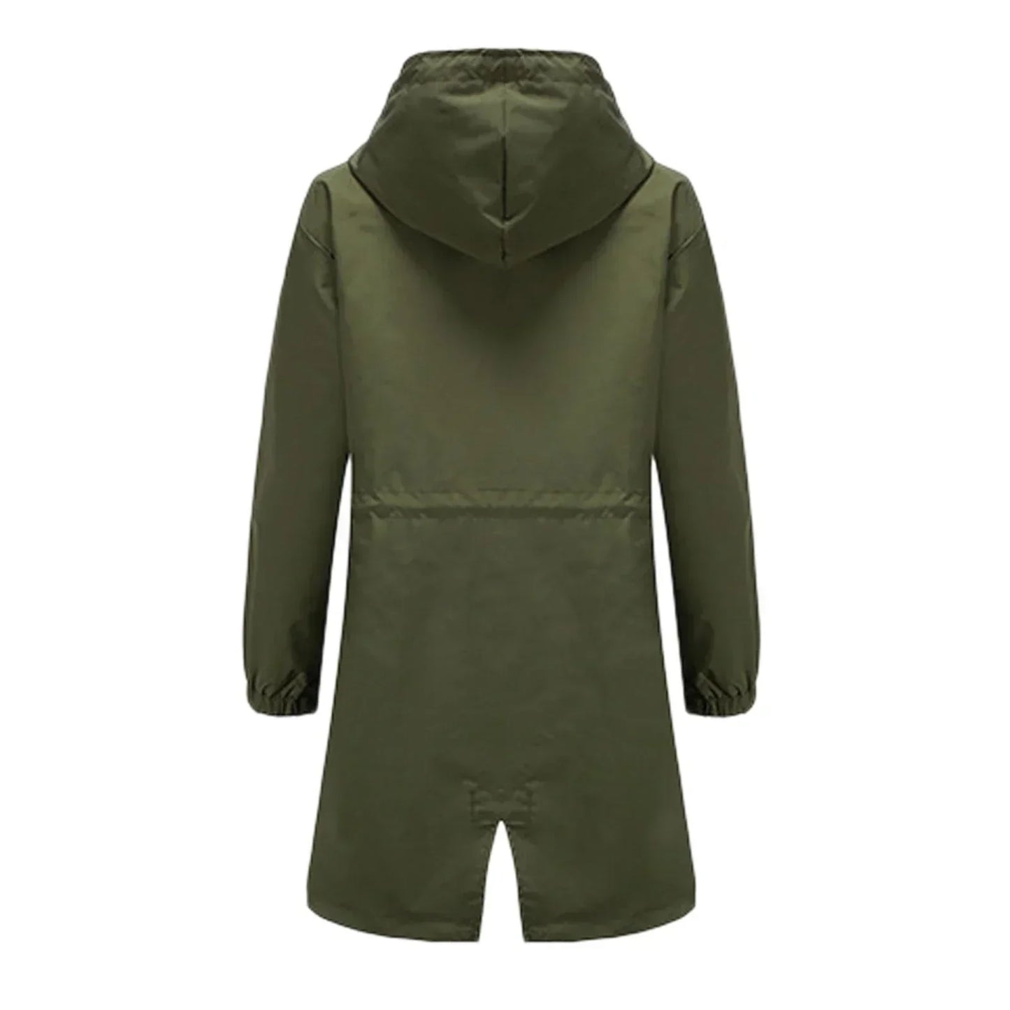 Waterdichte Dames Tussenjas met Capuchon en Knoopsluiting