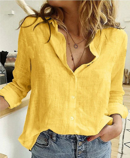 Melanie | Luchtige Linnen Blouse
