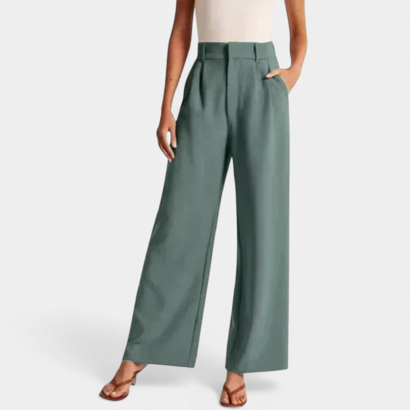 Carlein | Wijde High-Waisted Broek
