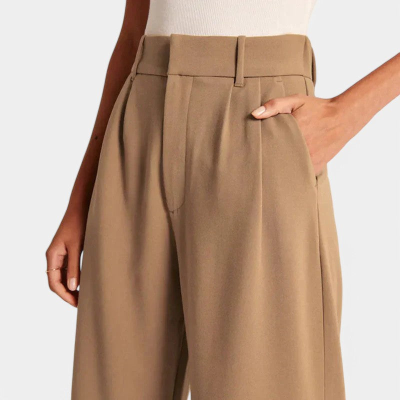 Carlein | Wijde High-Waisted Broek