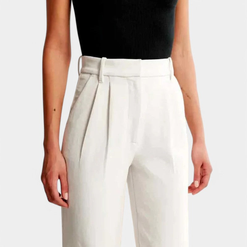 Carlein | Wijde High-Waisted Broek