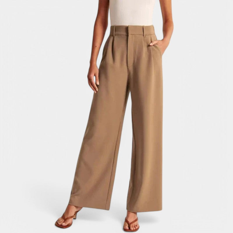 Carlein | Wijde High-Waisted Broek