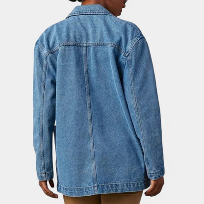 Cilla | Oversized Denim Blazer