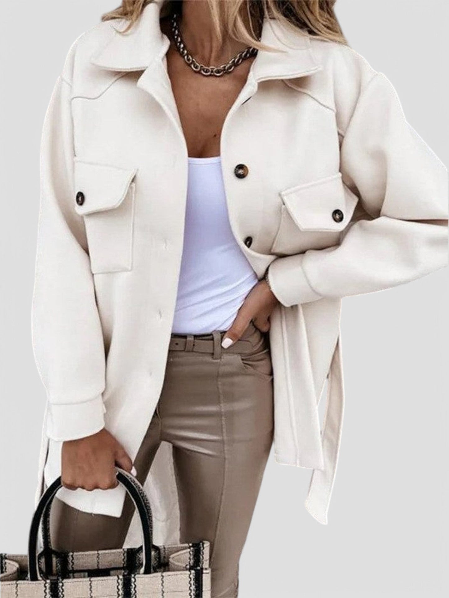 Consuela | Stijlvolle Oversized Shacket