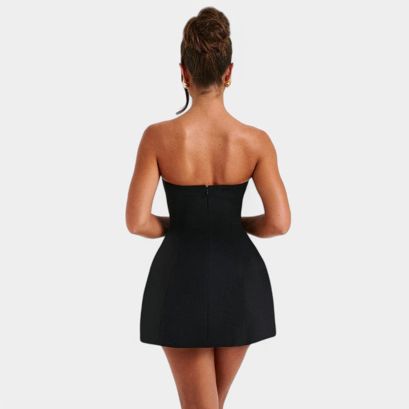Lianda | Strapless Mini Jurk
