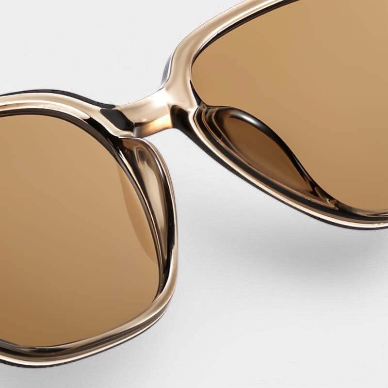 Linsey | Trendy Vierkante Zonnebril