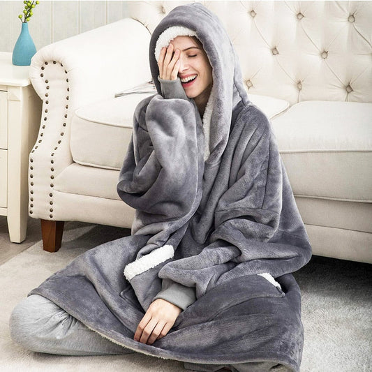 Warme Oversized Dames Hoodie met Capuchon