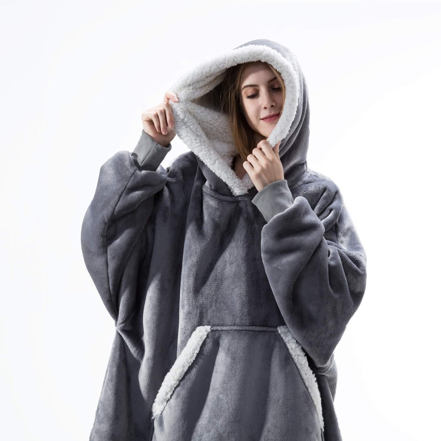 Warme Oversized Dames Hoodie met Capuchon