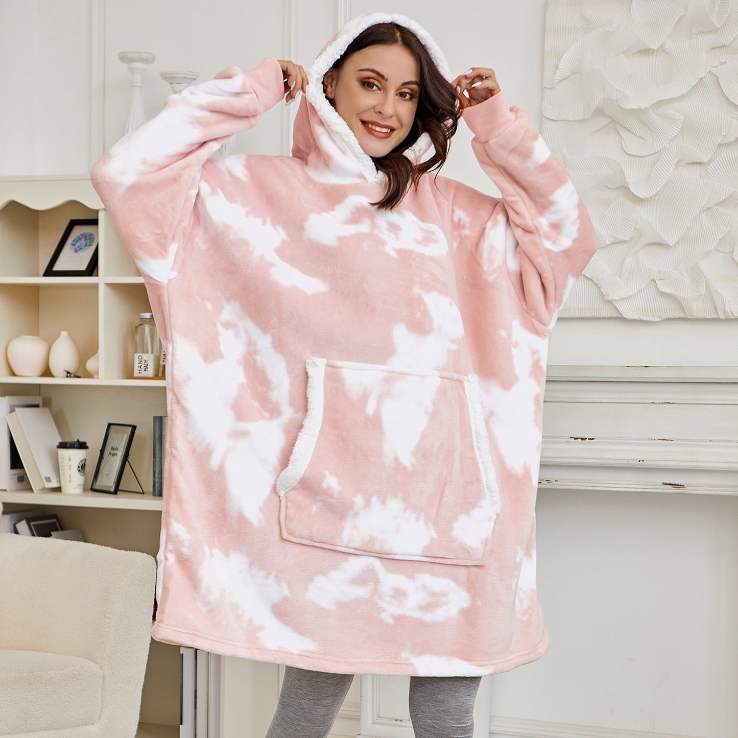 Warme Oversized Dames Hoodie met Capuchon