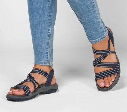 Lichtgewicht Dames Sandalen Met Elastische Bandjes En Open Teen