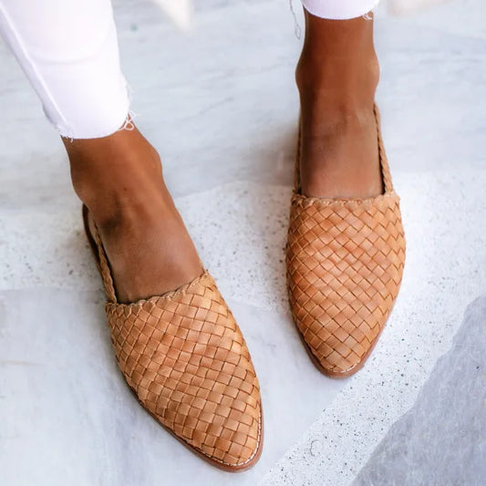 Elliote | Woven Flat Shoes