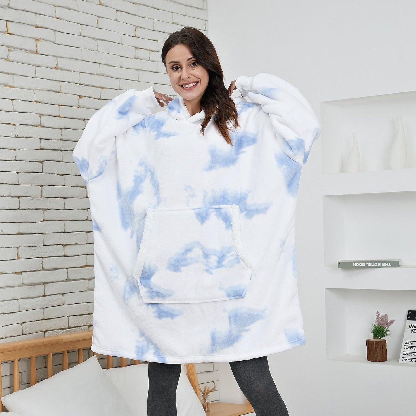 Warme Oversized Dames Hoodie met Capuchon
