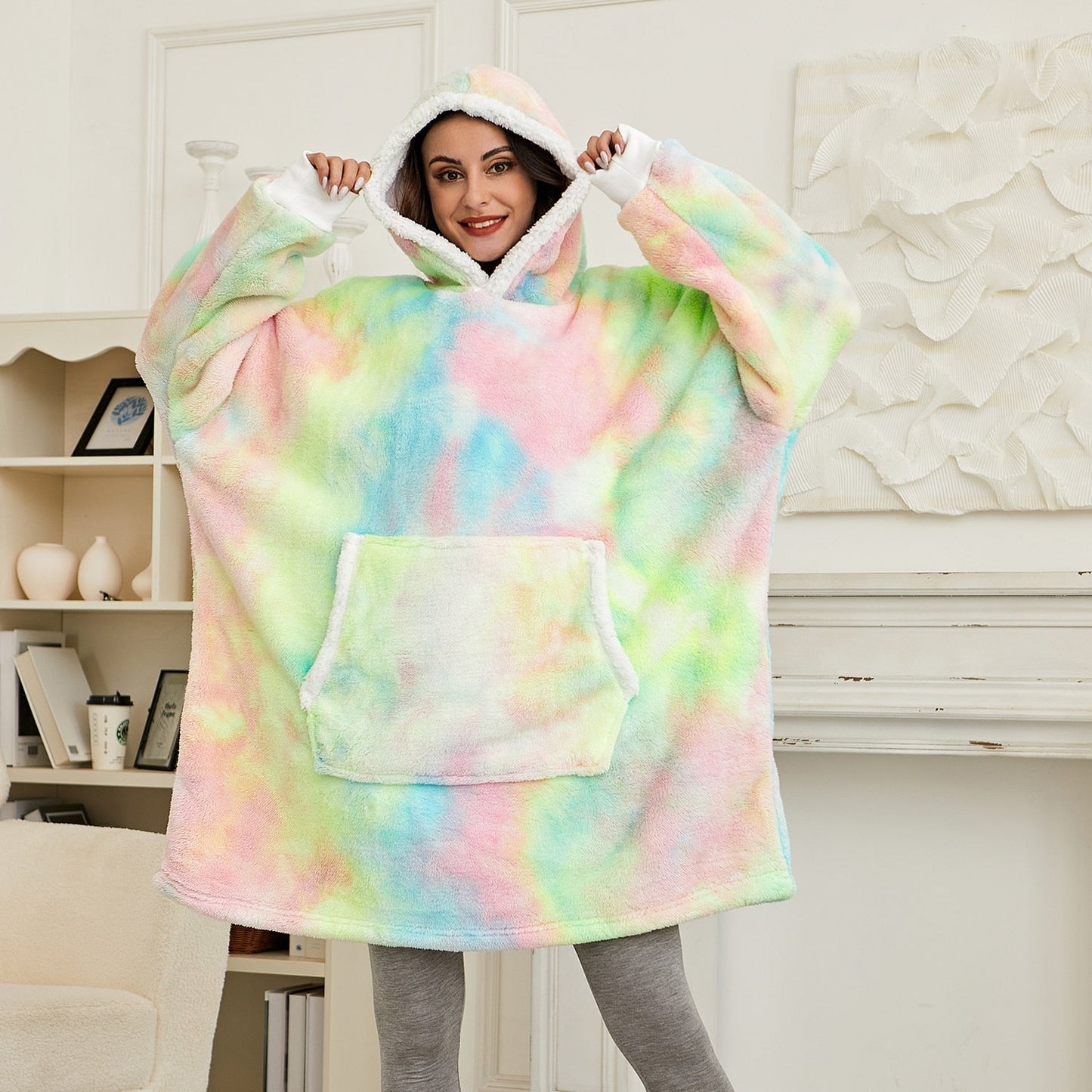Warme Oversized Dames Hoodie met Capuchon