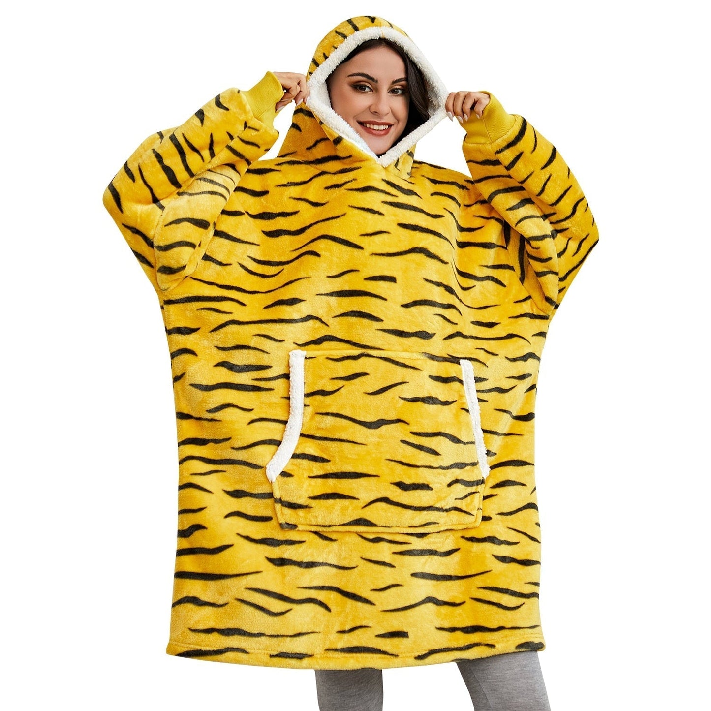 Warme Oversized Dames Hoodie met Capuchon