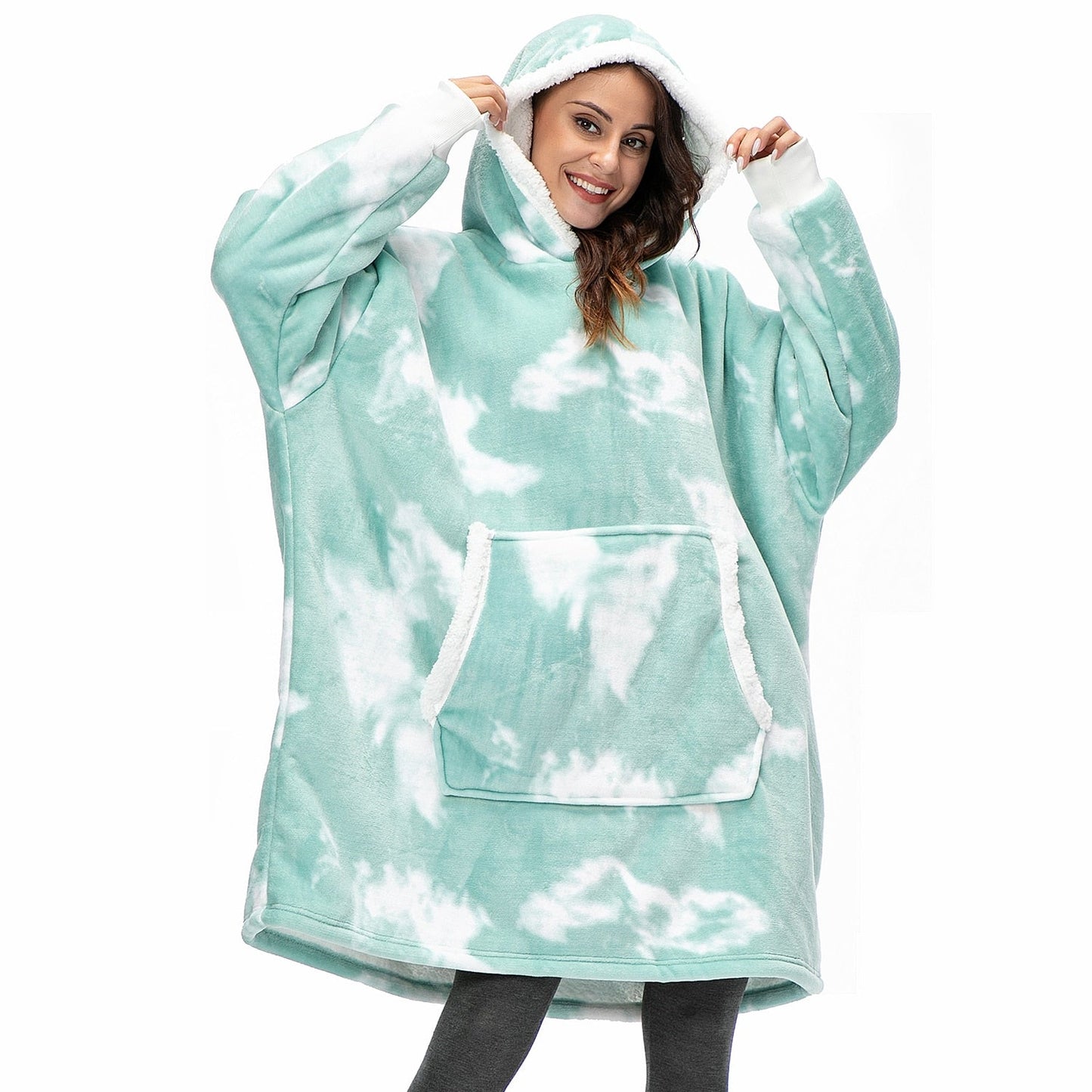 Warme Oversized Dames Hoodie met Capuchon