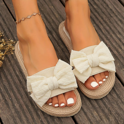 Mariota | Elegante Slippers met Grote Strik