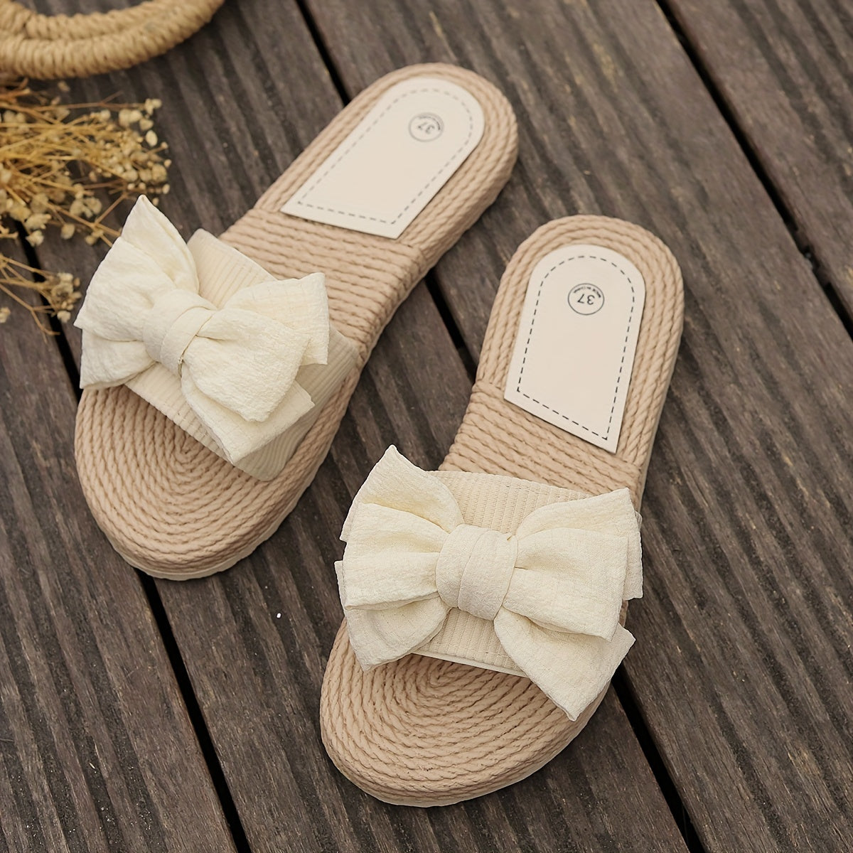 Mariota | Elegante Slippers met Grote Strik