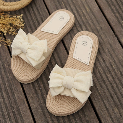 Mariota | Elegante Slippers met Grote Strik
