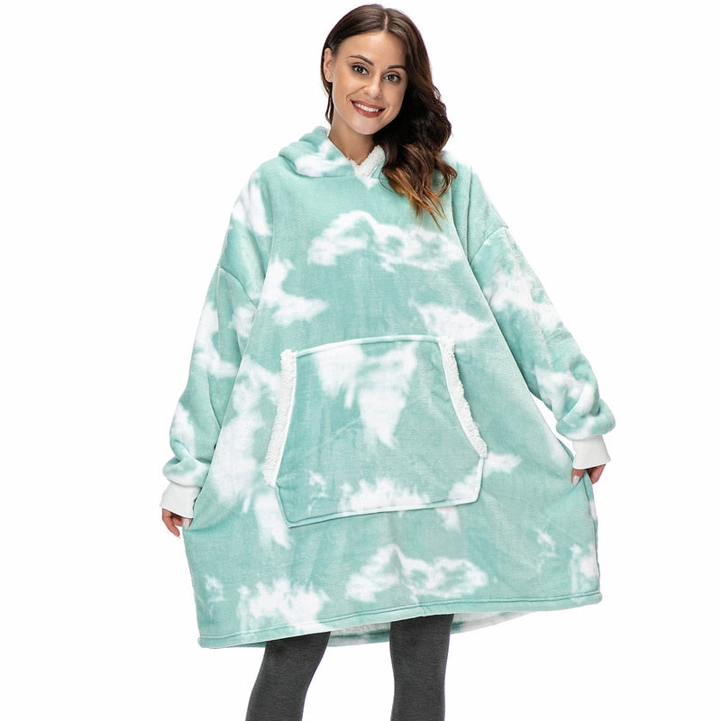 Warme Oversized Dames Hoodie met Capuchon