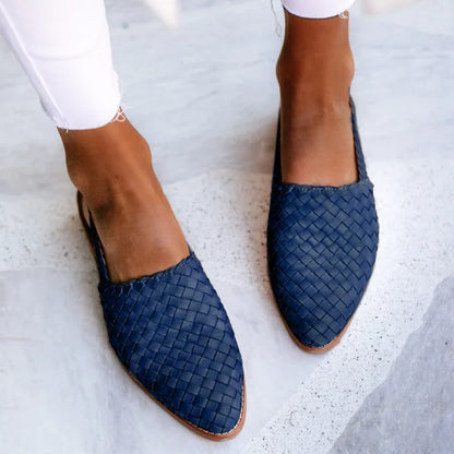 Elliote | Woven Flat Shoes
