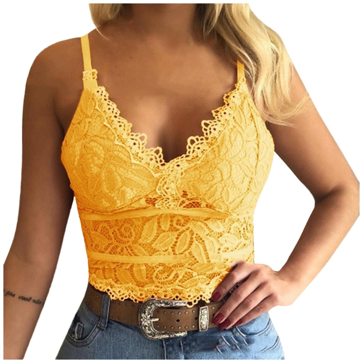 Cecilia | Lace Crop Top