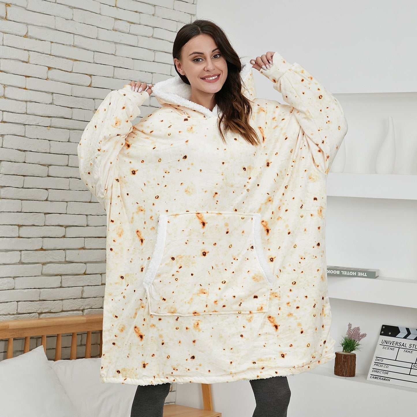 Warme Oversized Dames Hoodie met Capuchon