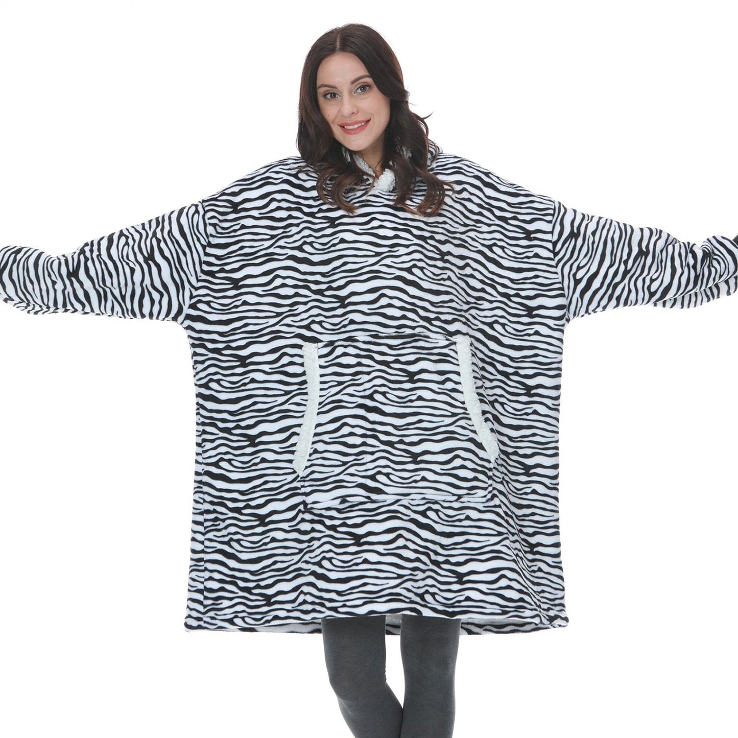 Warme Oversized Dames Hoodie met Capuchon