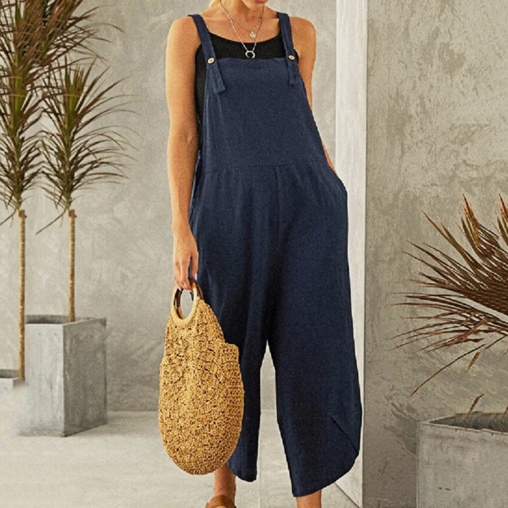 Anneken | Comfortabele Dungaree Dames Jumpsuit