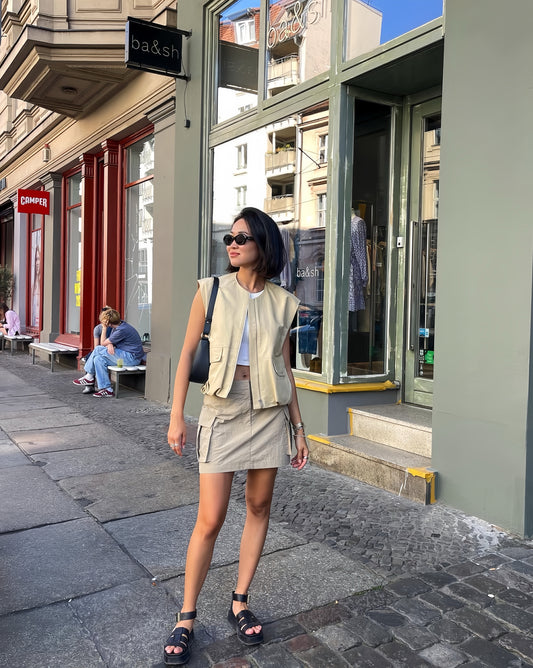 Daney | Utility Rok & Gilet Set