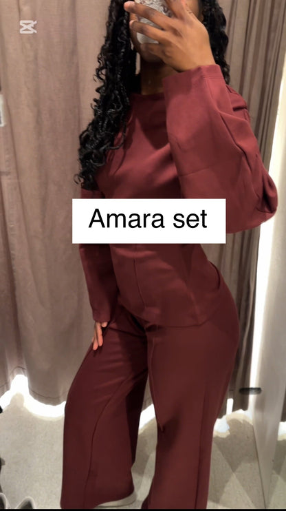 Stijlvolle Comfortabele Dames Trui Set met Wijde Broek