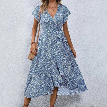 Eliane | Bloemen Wrap Jurk