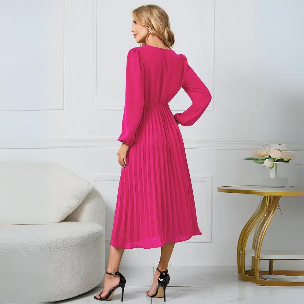 Serina | Pleated Wrap Dress