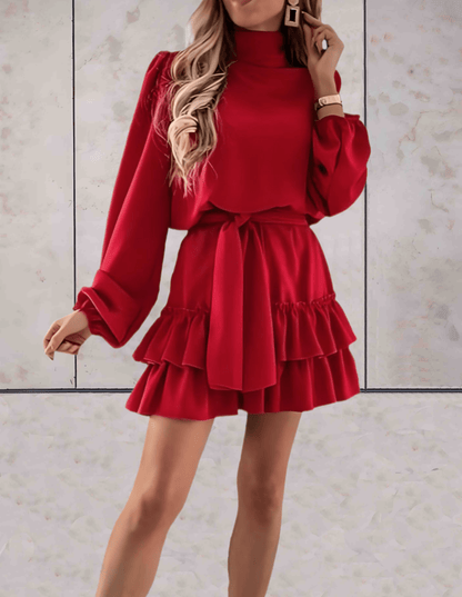 Pip | Elegante Ruffle Mini-Jurk