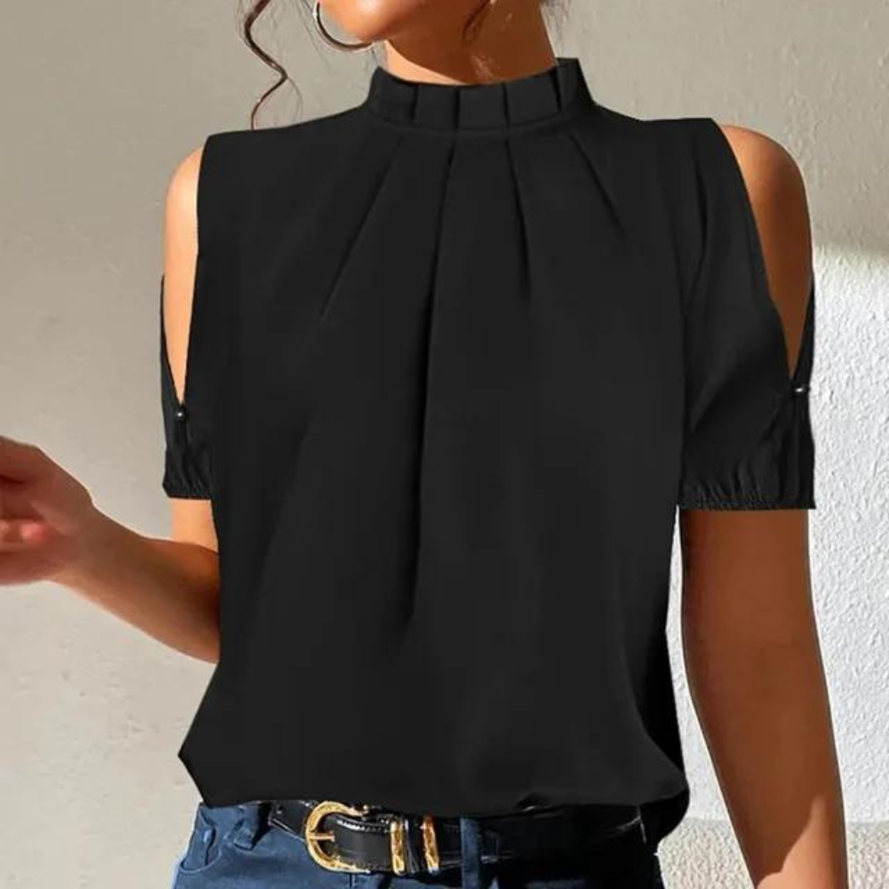 Katie | Chic Cold-Shoulder Blouse