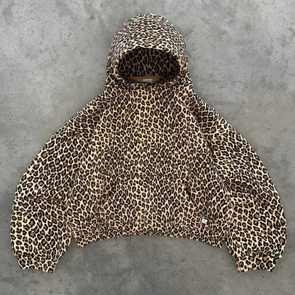 Oversized Luxe Dames Hoodie met Panter Print