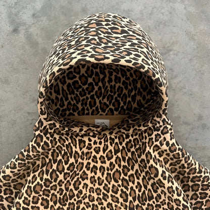Oversized Luxe Dames Hoodie met Panter Print