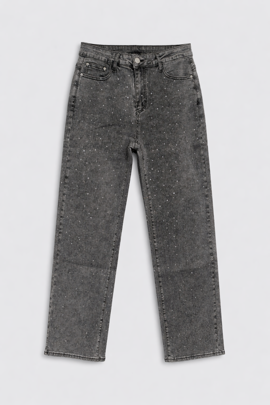 Laila | Straight-Leg Jeans met Glitterdetails