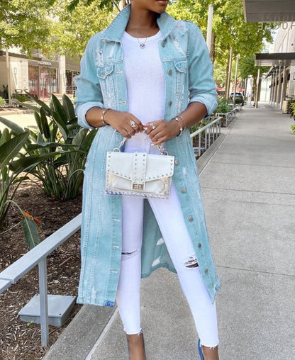 Tiannah | Oversized Denim Jacket