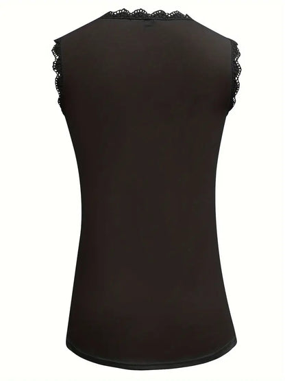 Balea | Mouwloze Kanten Top met Bloemenpatroon - Casual