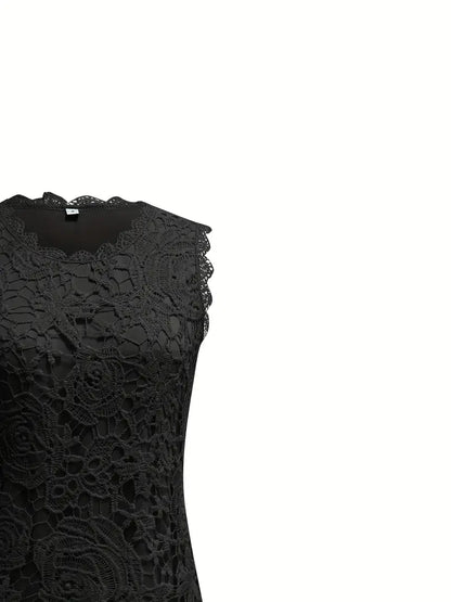Balea | Mouwloze Kanten Top met Bloemenpatroon - Casual