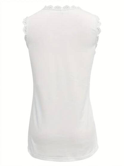 Balea | Mouwloze Kanten Top met Bloemenpatroon - Casual