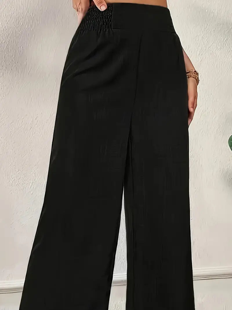 Berea | Luchtige High Waist Linnenbroek - Wide Leg