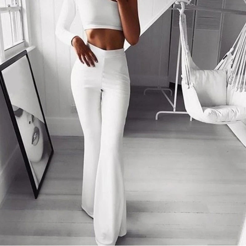 Blenda | Sculpting High Waist Flared Broek - Casual