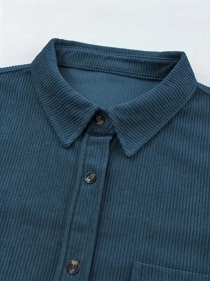 Bette | Corduroy Overhemdblouse met Knopen - Casual